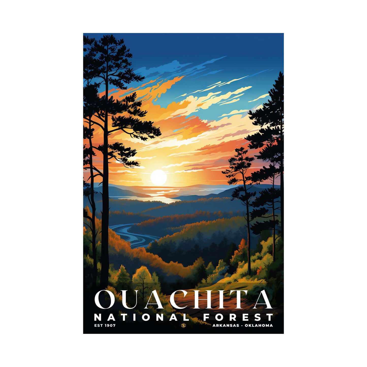 Ouachita National Forest Poster | S01