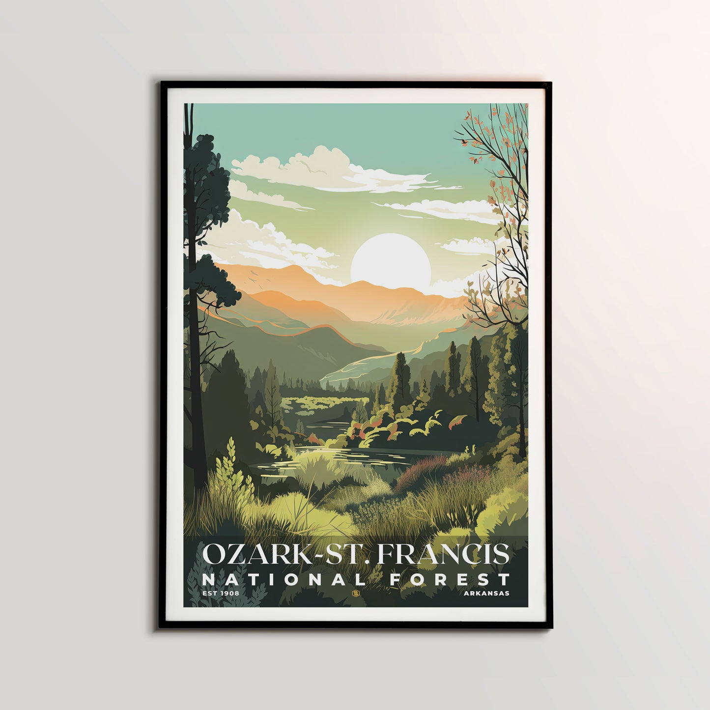 Ozark-St. Francis National Forest Poster | S01