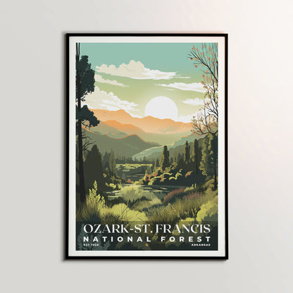 Ozark-St. Francis National Forest Poster | S01