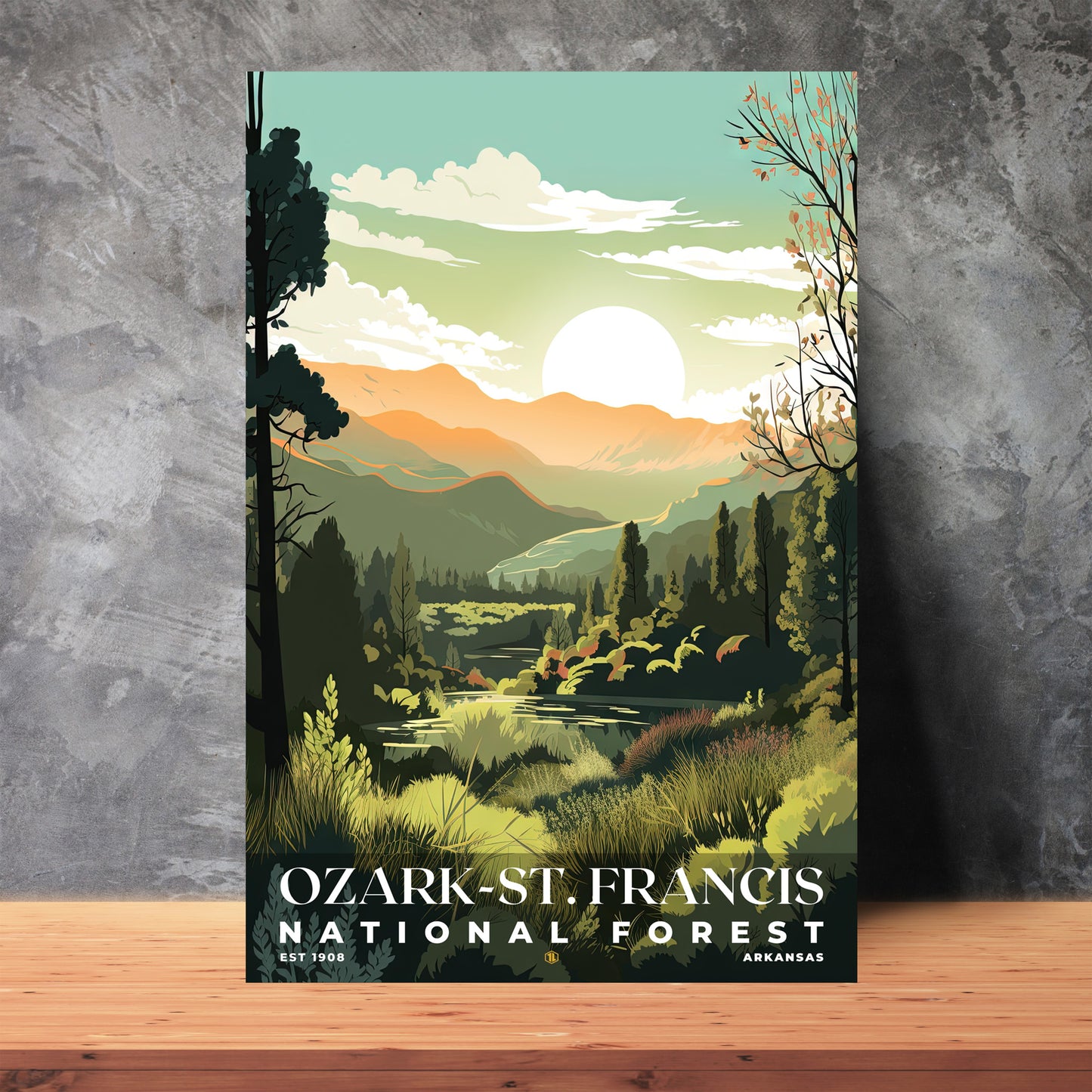 Ozark-St. Francis National Forest Poster | S01