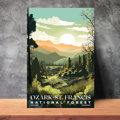 Ozark-St. Francis National Forest Poster | S01