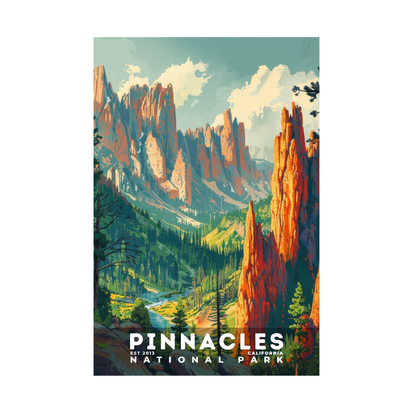 Pinnacles National Park Poster | S11