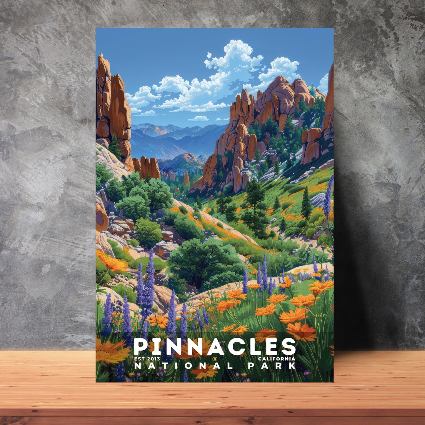 Pinnacles National Park Poster | S18