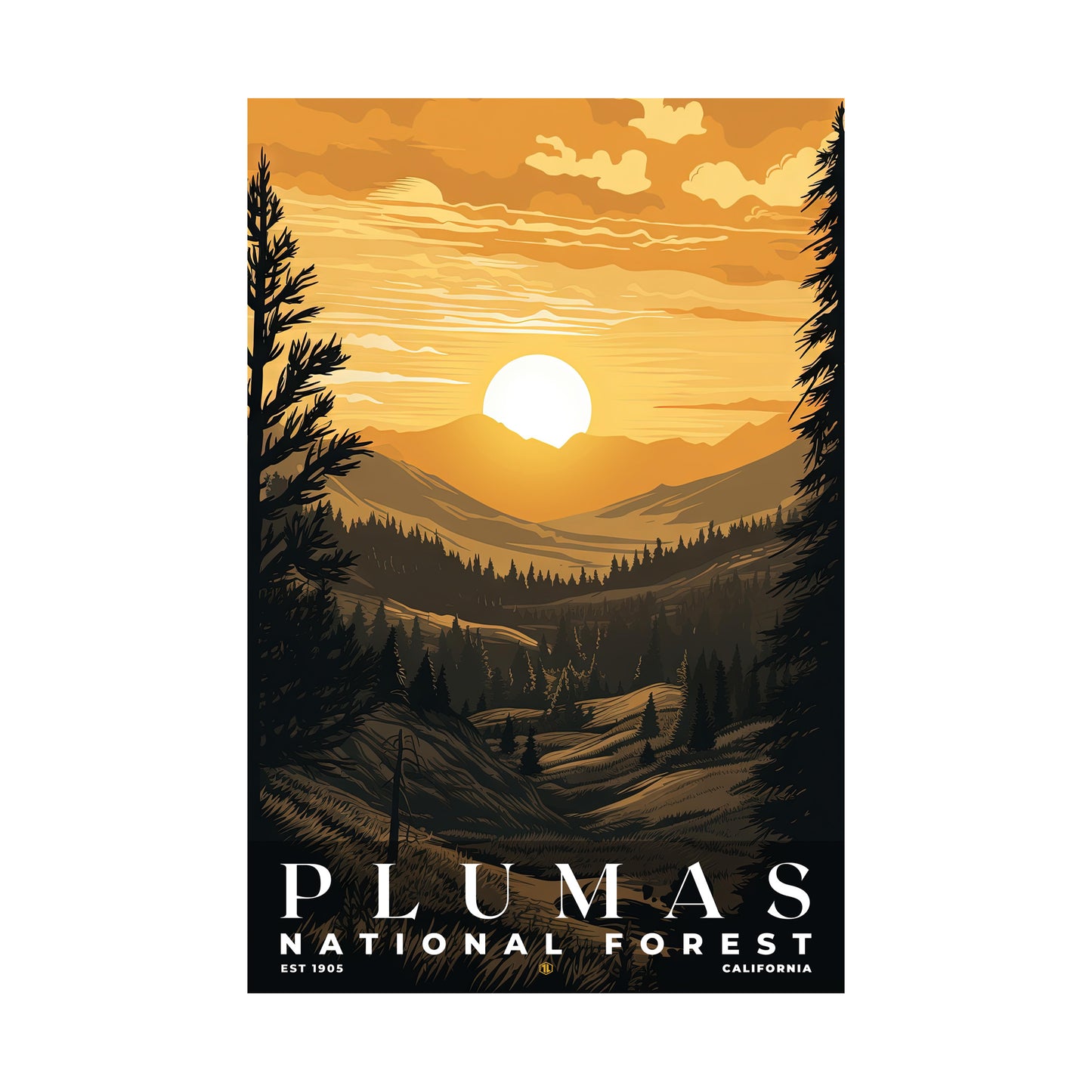Plumas National Forest Poster | S01