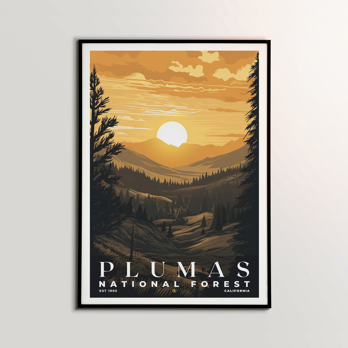 Plumas National Forest Poster | S01