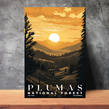 Plumas National Forest Poster | S01