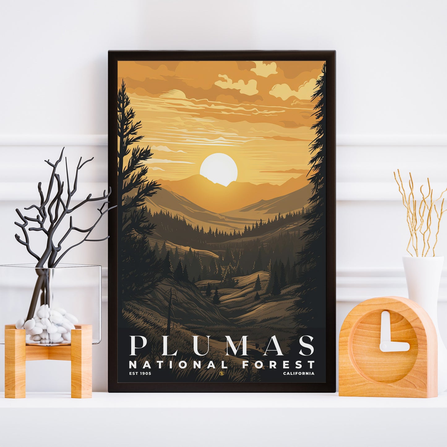 Plumas National Forest Poster | S01