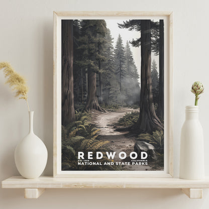 Redwood National and State Parks Poster | S17