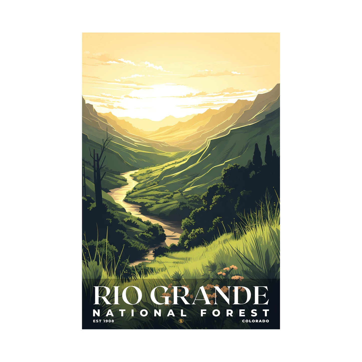 Rio Grande National Forest Poster | S01