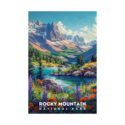 Rocky Mountain National Park Poster | S11