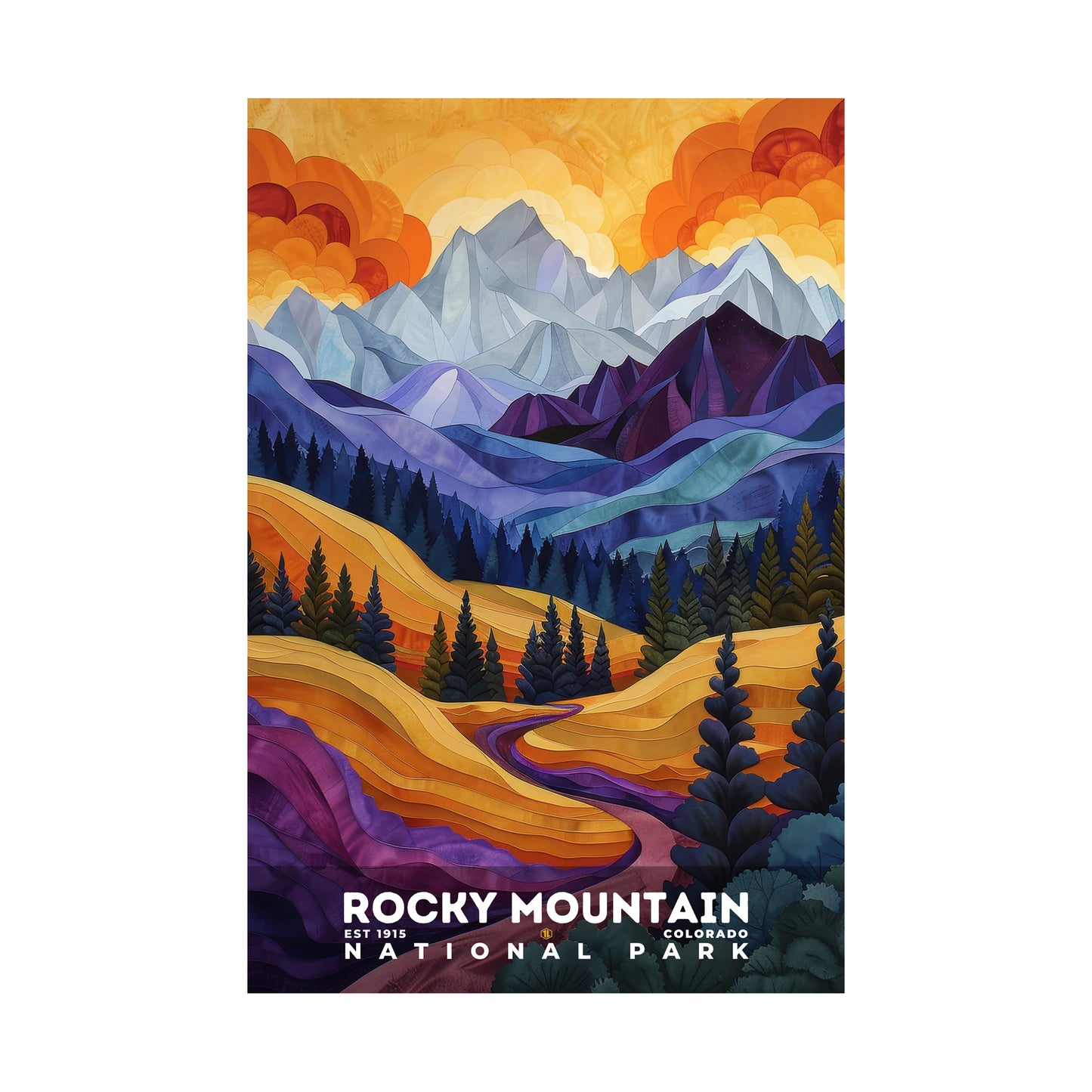 Rocky Mountain National Park Poster | S20