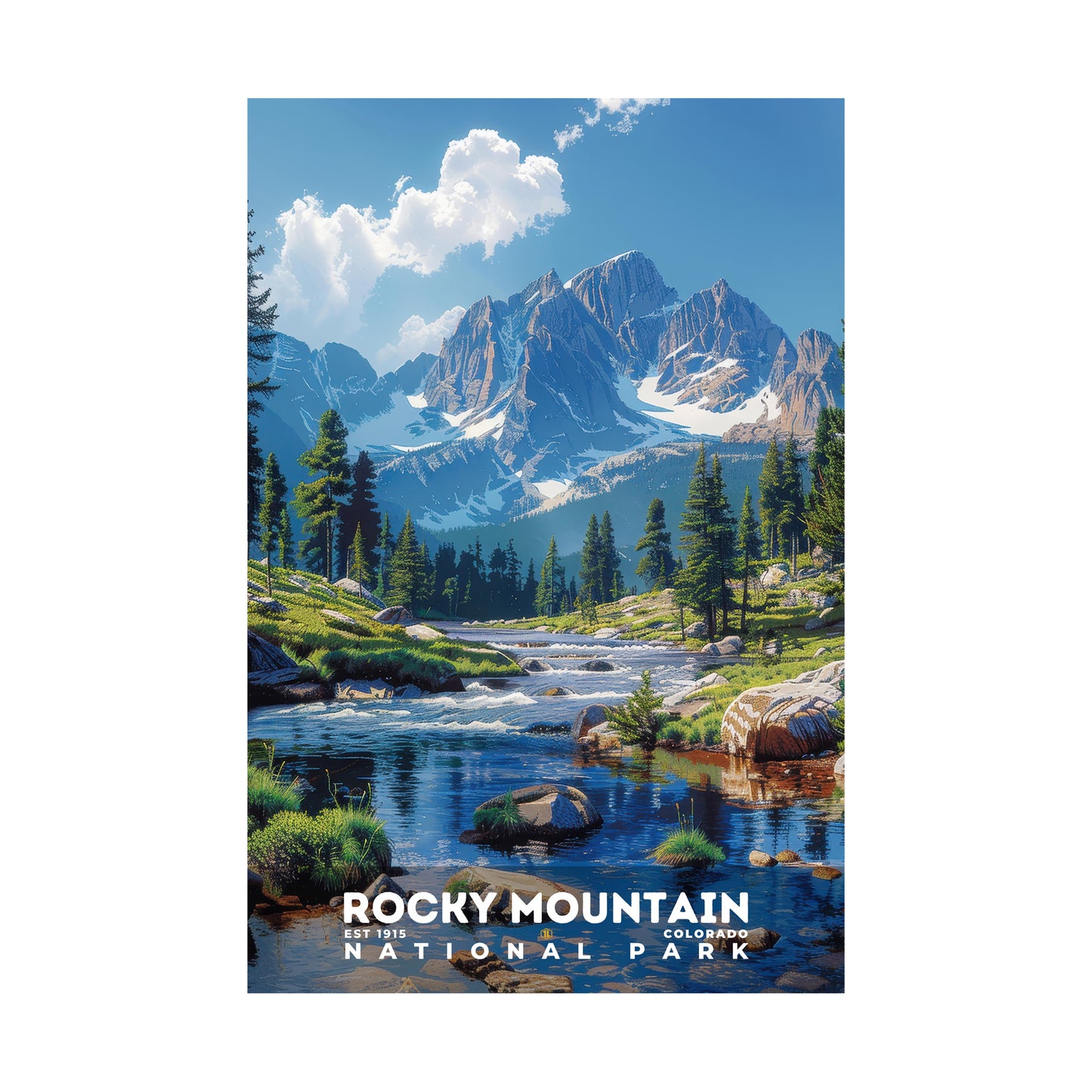 Rocky Mountain National Park Poster | S18