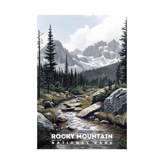 Rocky Mountain National Park Poster | S17