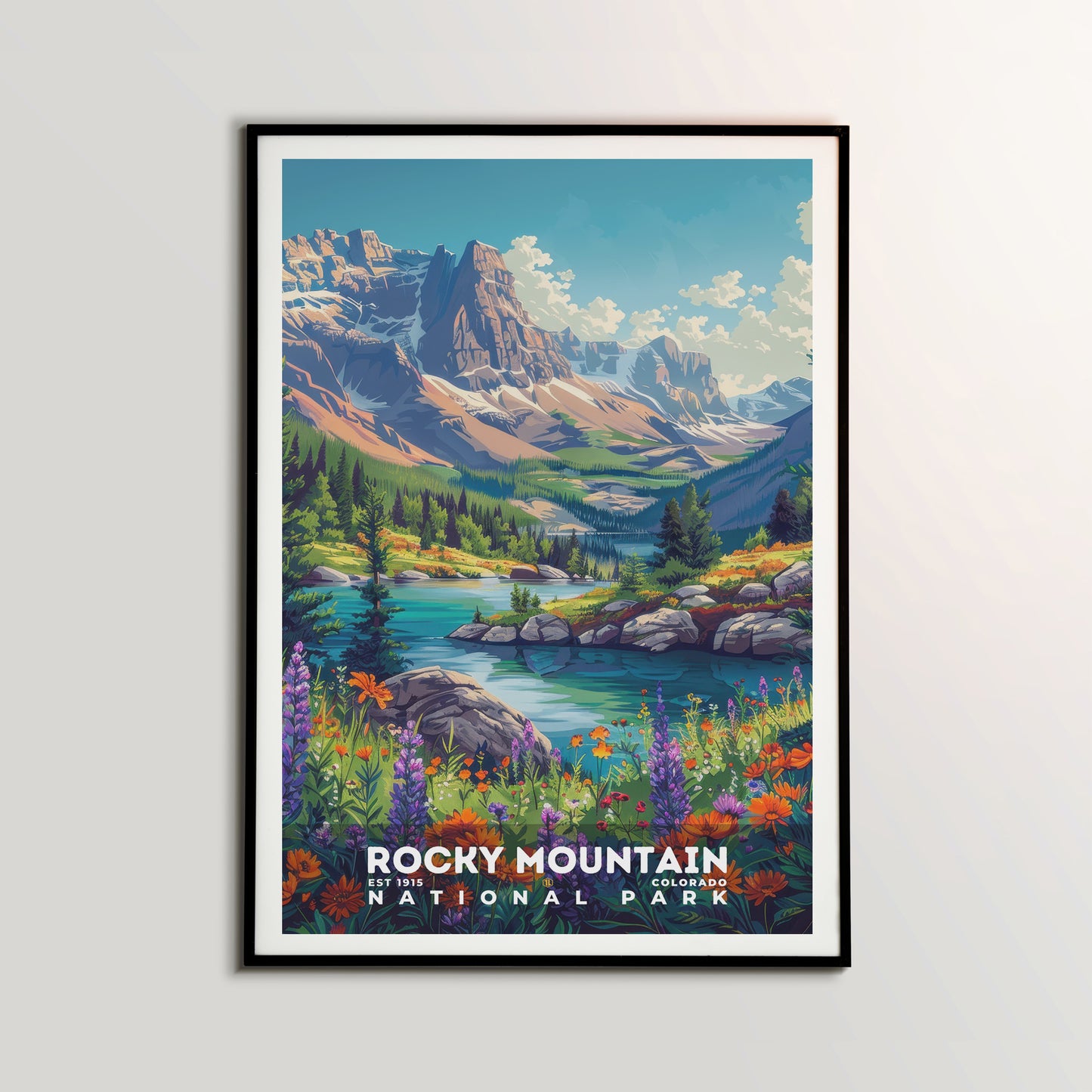 Rocky Mountain National Park Poster | S11