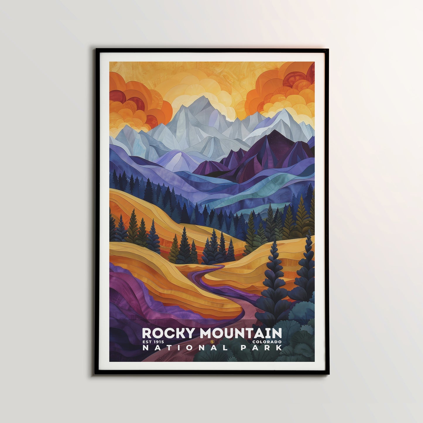 Rocky Mountain National Park Poster | S20