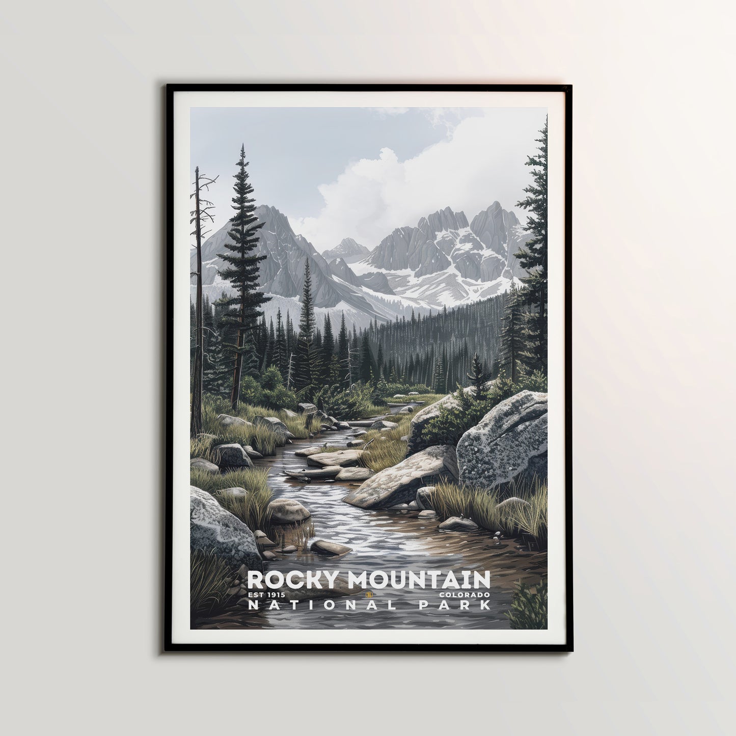 Rocky Mountain National Park Poster | S17