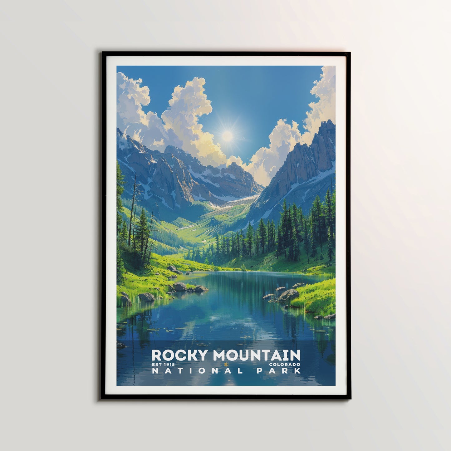 Rocky Mountain National Park Poster | S13