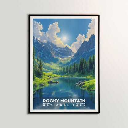 Rocky Mountain National Park Poster | S13