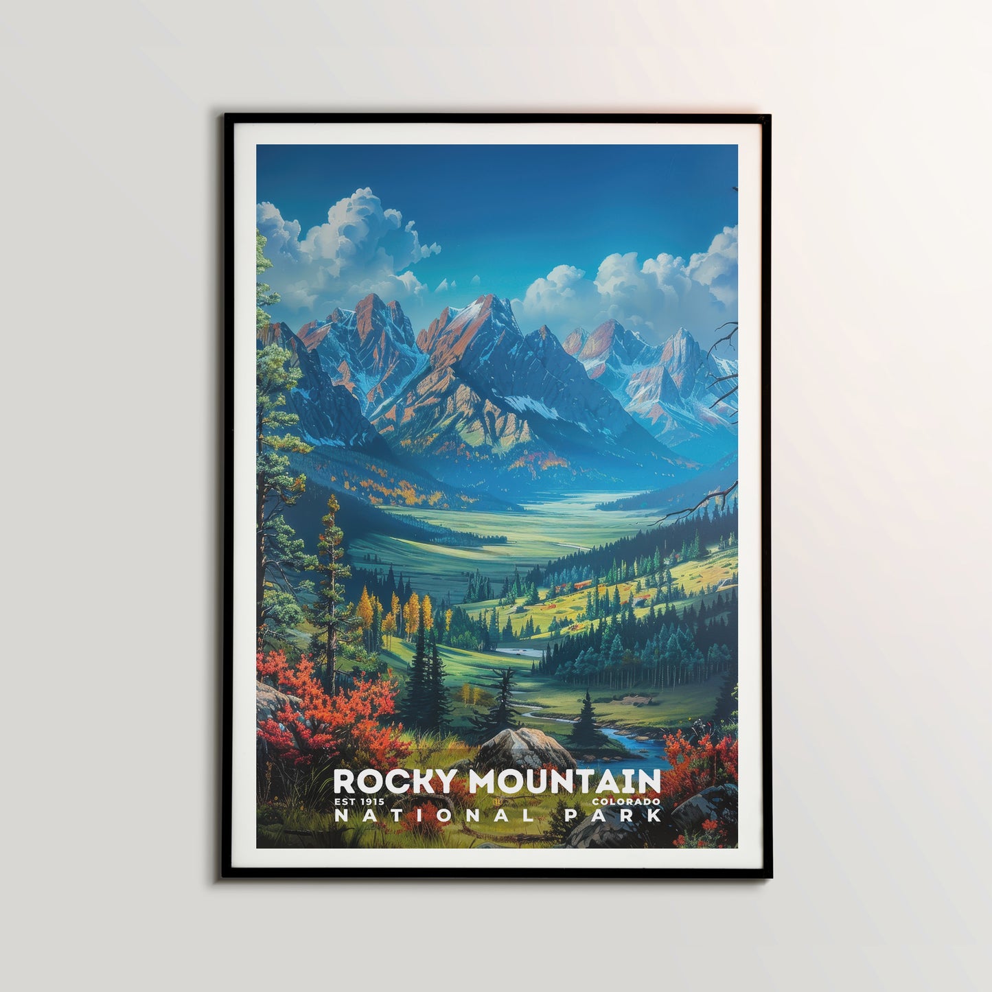 Rocky Mountain National Park Poster | S16