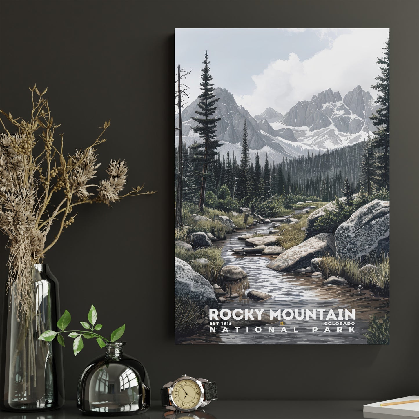 Rocky Mountain National Park Poster | S17