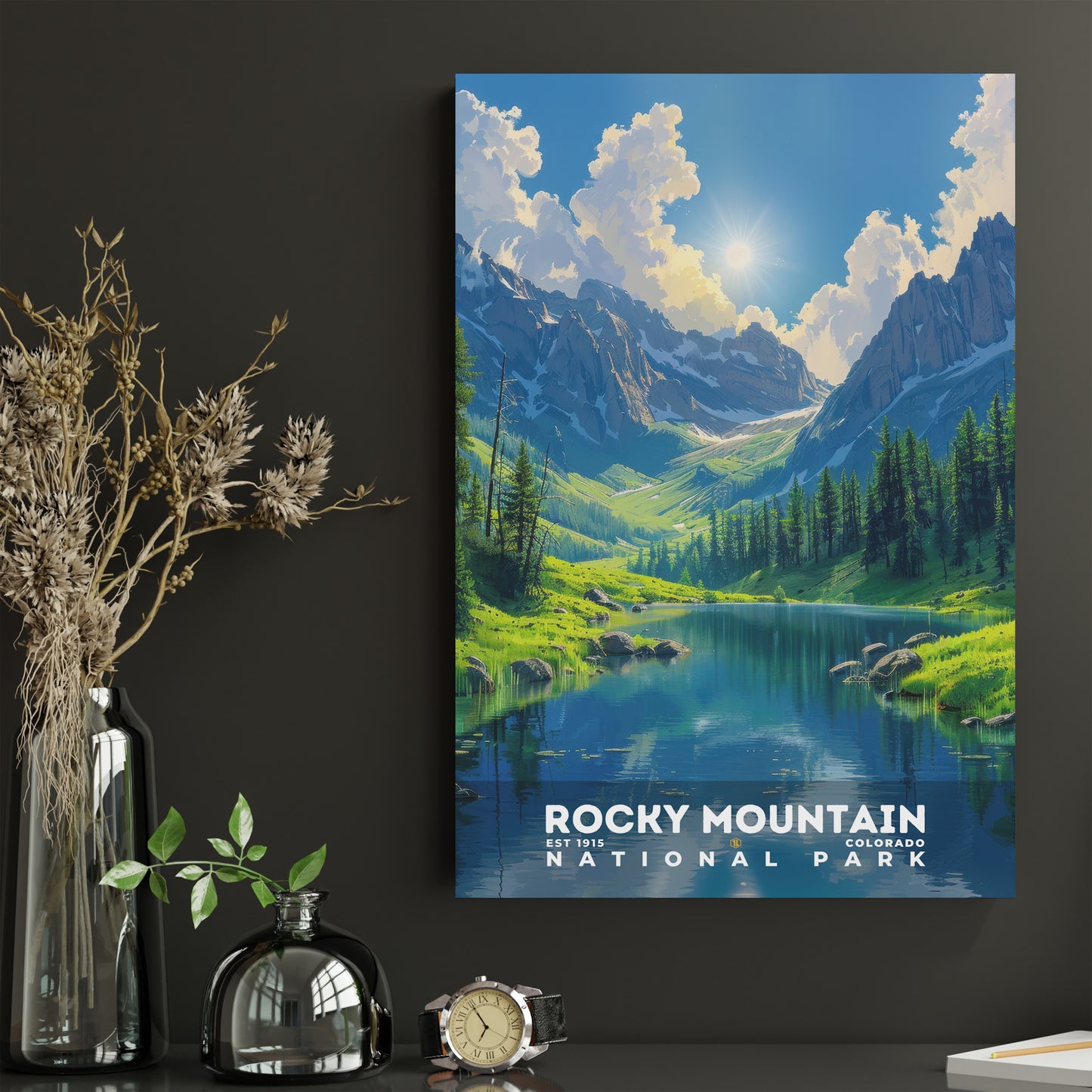 Rocky Mountain National Park Poster | S13