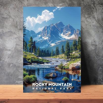 Rocky Mountain National Park Poster | S18