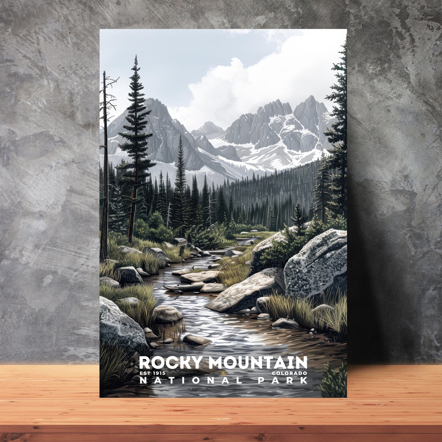 Rocky Mountain National Park Poster | S17