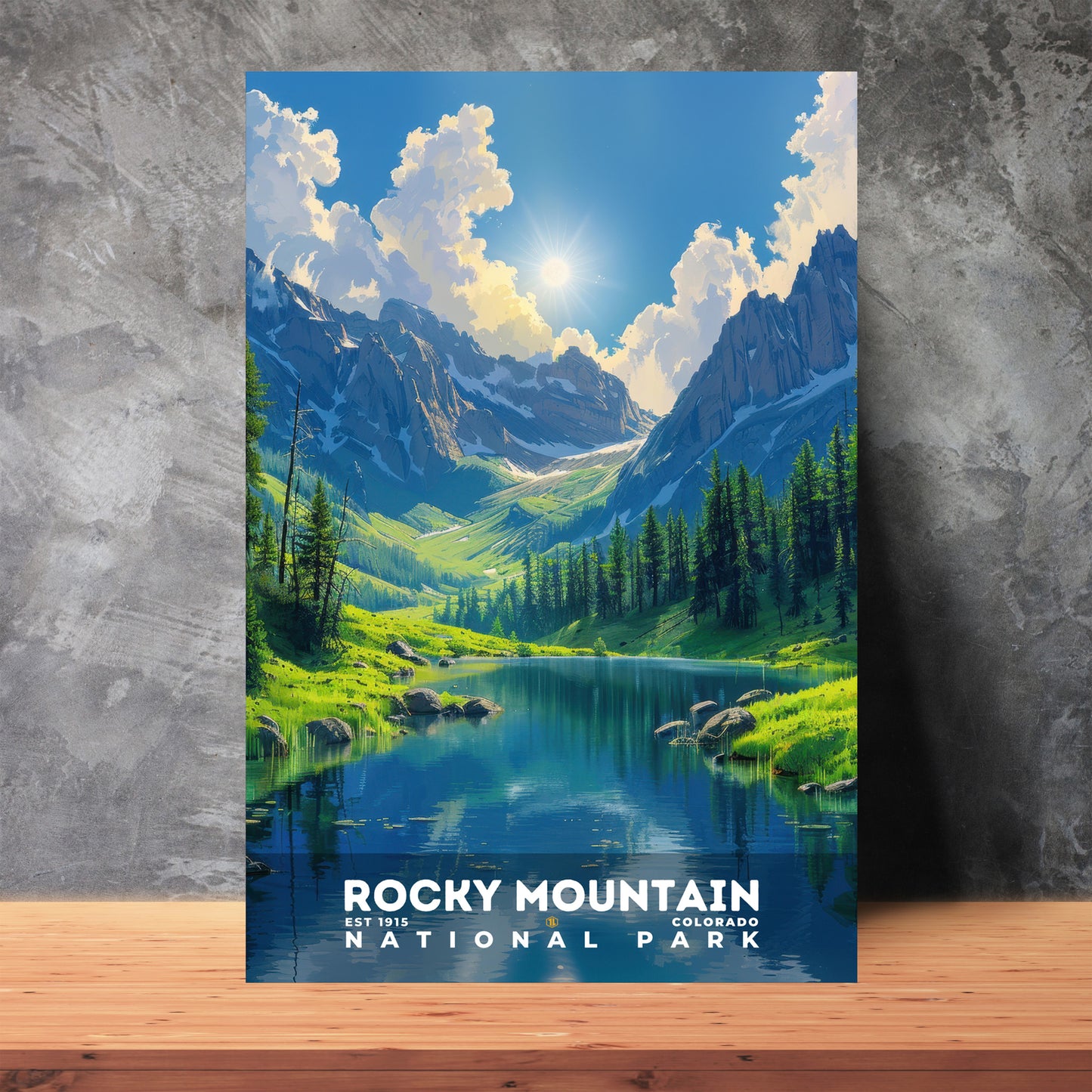 Rocky Mountain National Park Poster | S13