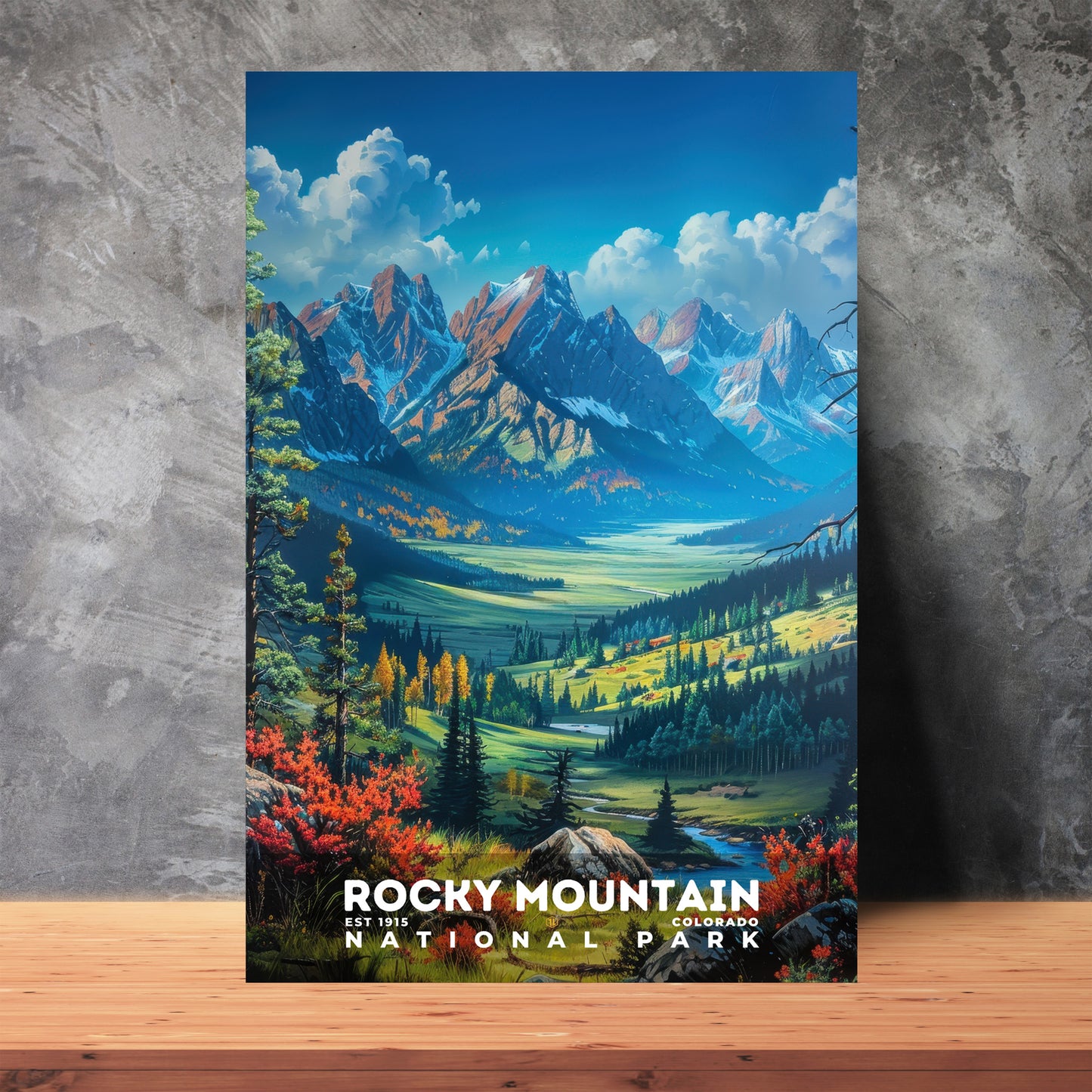 Rocky Mountain National Park Poster | S16