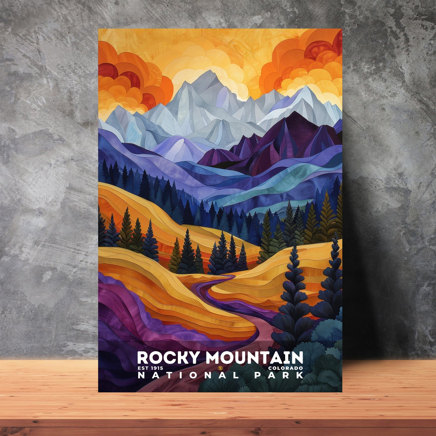 Rocky Mountain National Park Poster | S20