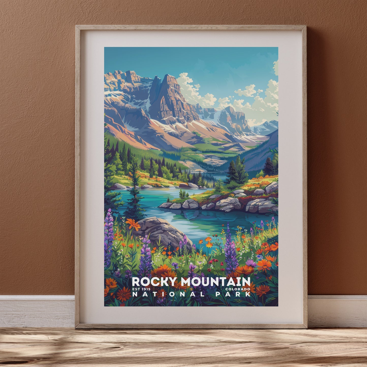 Rocky Mountain National Park Poster | S11