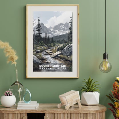 Rocky Mountain National Park Poster | S17