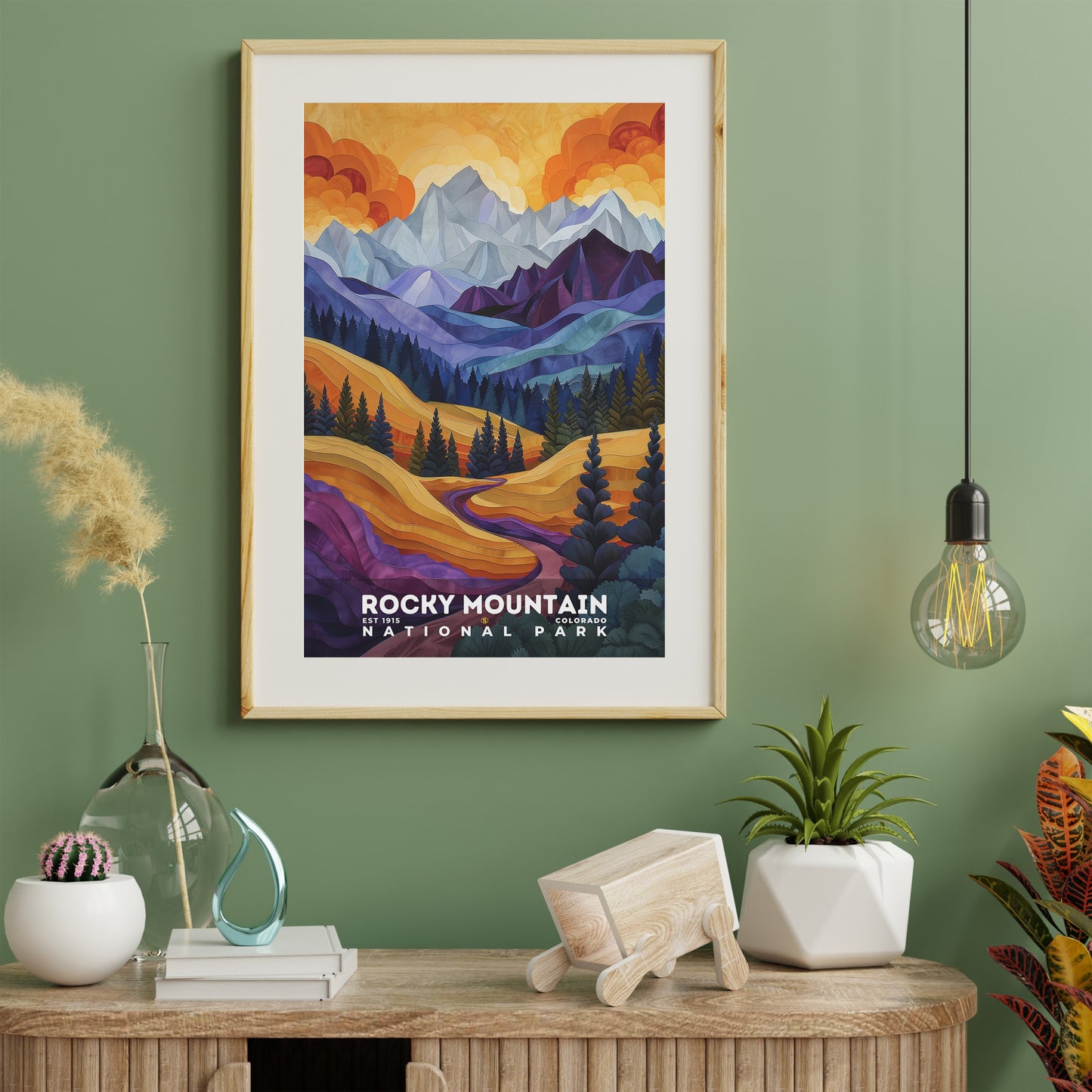 Rocky Mountain National Park Poster | S20