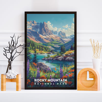 Rocky Mountain National Park Poster | S11