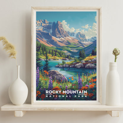 Rocky Mountain National Park Poster | S11