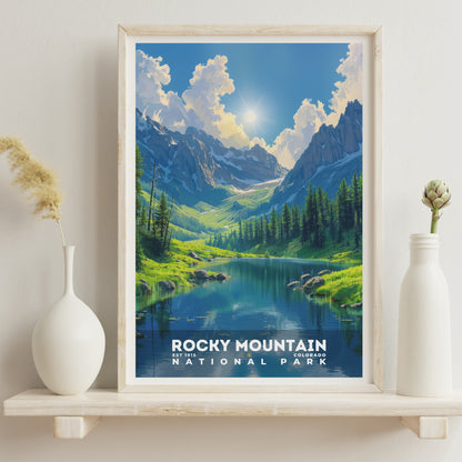 Rocky Mountain National Park Poster | S13