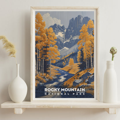 Rocky Mountain National Park Poster | S19