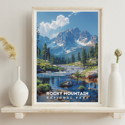 Rocky Mountain National Park Poster | S18