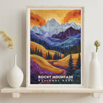 Rocky Mountain National Park Poster | S20