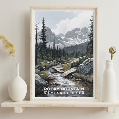 Rocky Mountain National Park Poster | S17