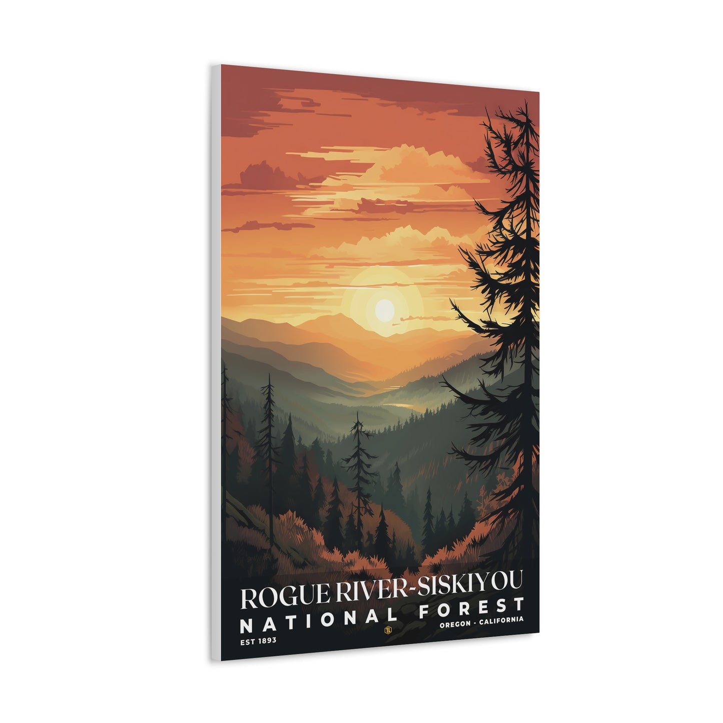 Rogue River-Siskiyou National Forest Poster | S01