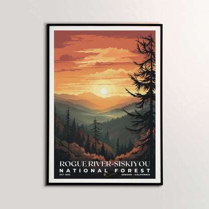 Rogue River-Siskiyou National Forest Poster | S01