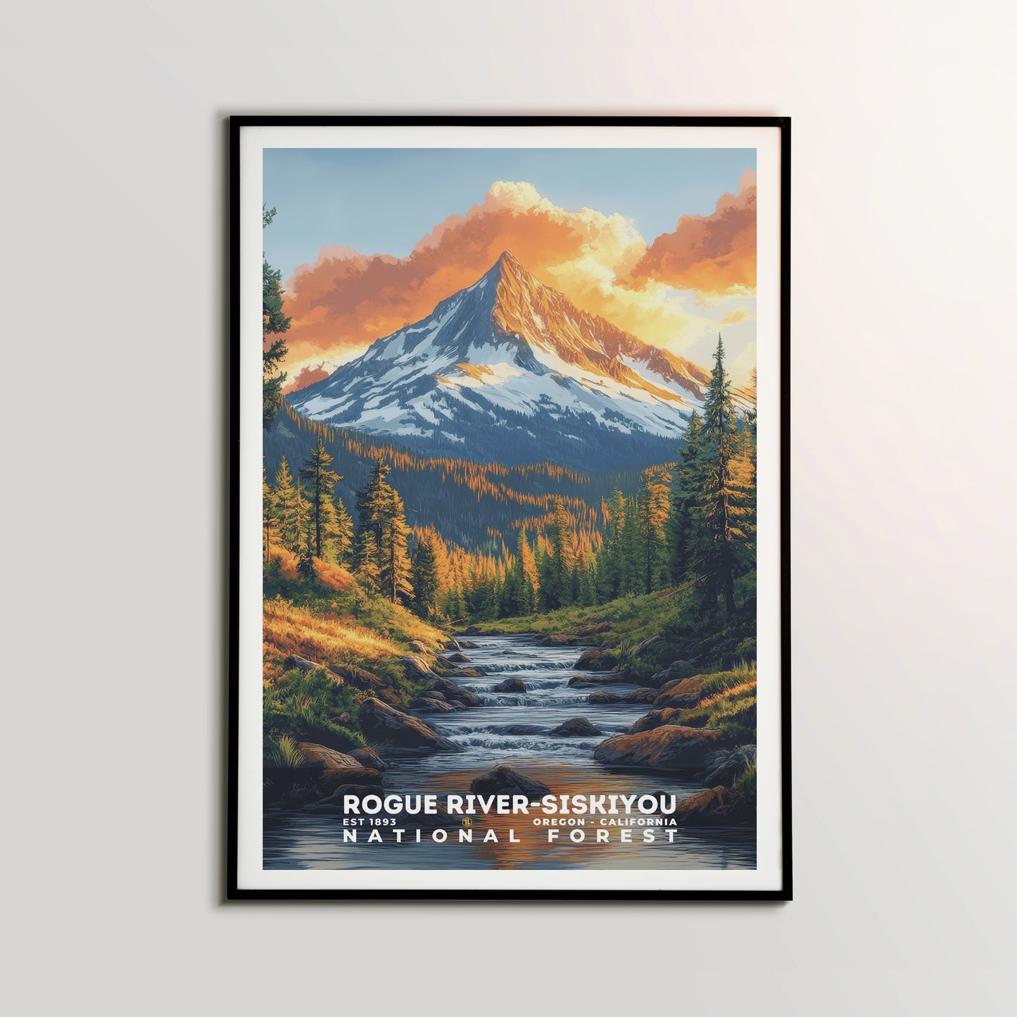 Rogue River-Siskiyou National Forest Poster | S02