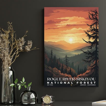 Rogue River-Siskiyou National Forest Poster | S01