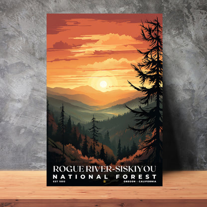 Rogue River-Siskiyou National Forest Poster | S01