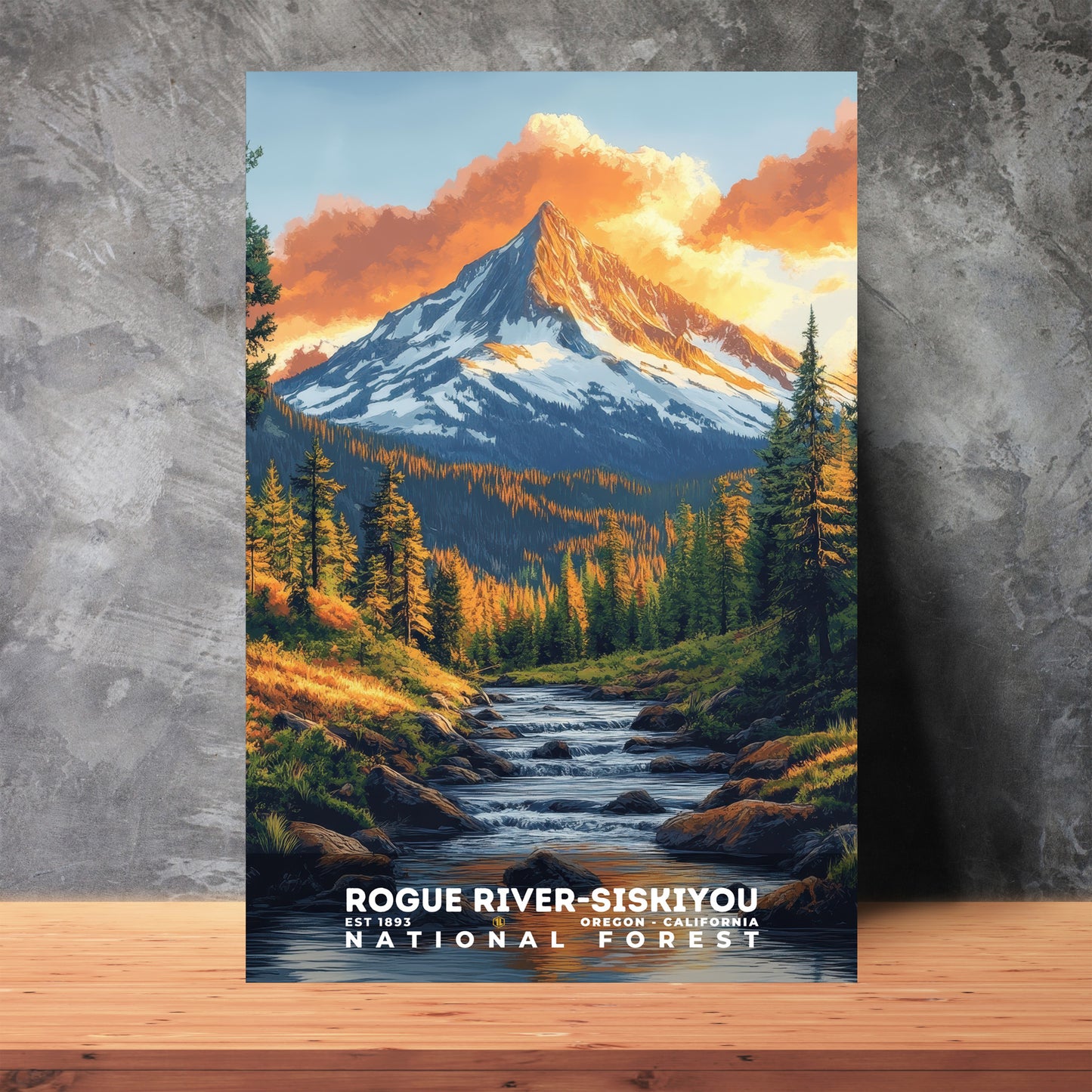 Rogue River-Siskiyou National Forest Poster | S02