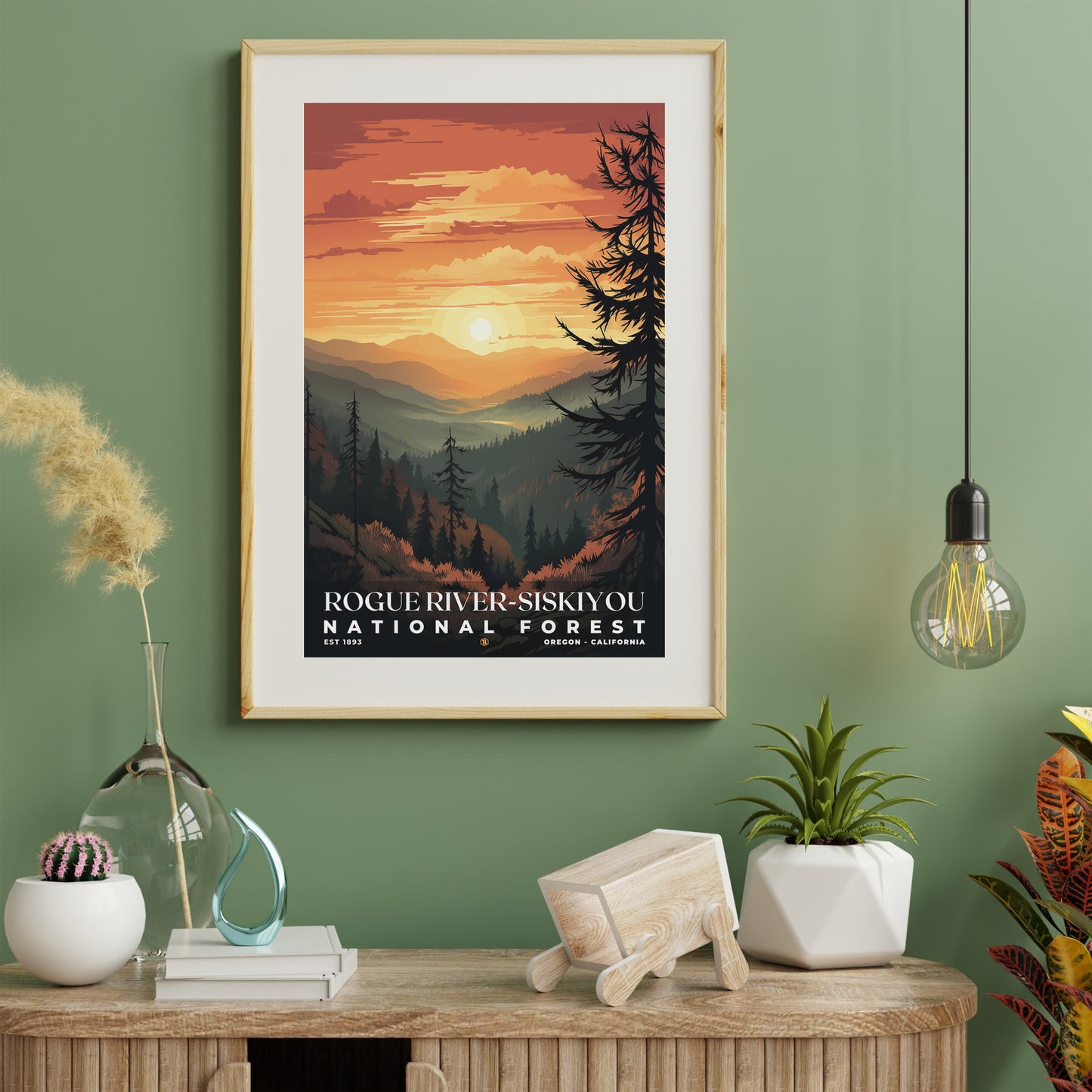 Rogue River-Siskiyou National Forest Poster | S01