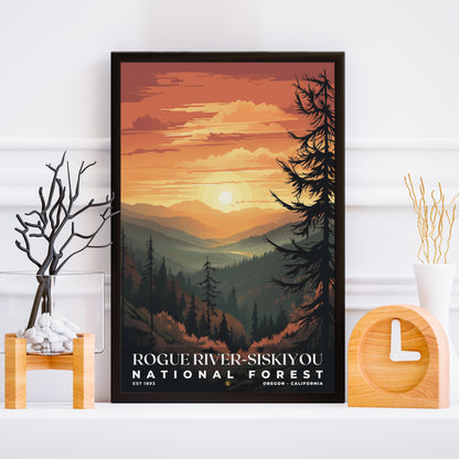 Rogue River-Siskiyou National Forest Poster | S01