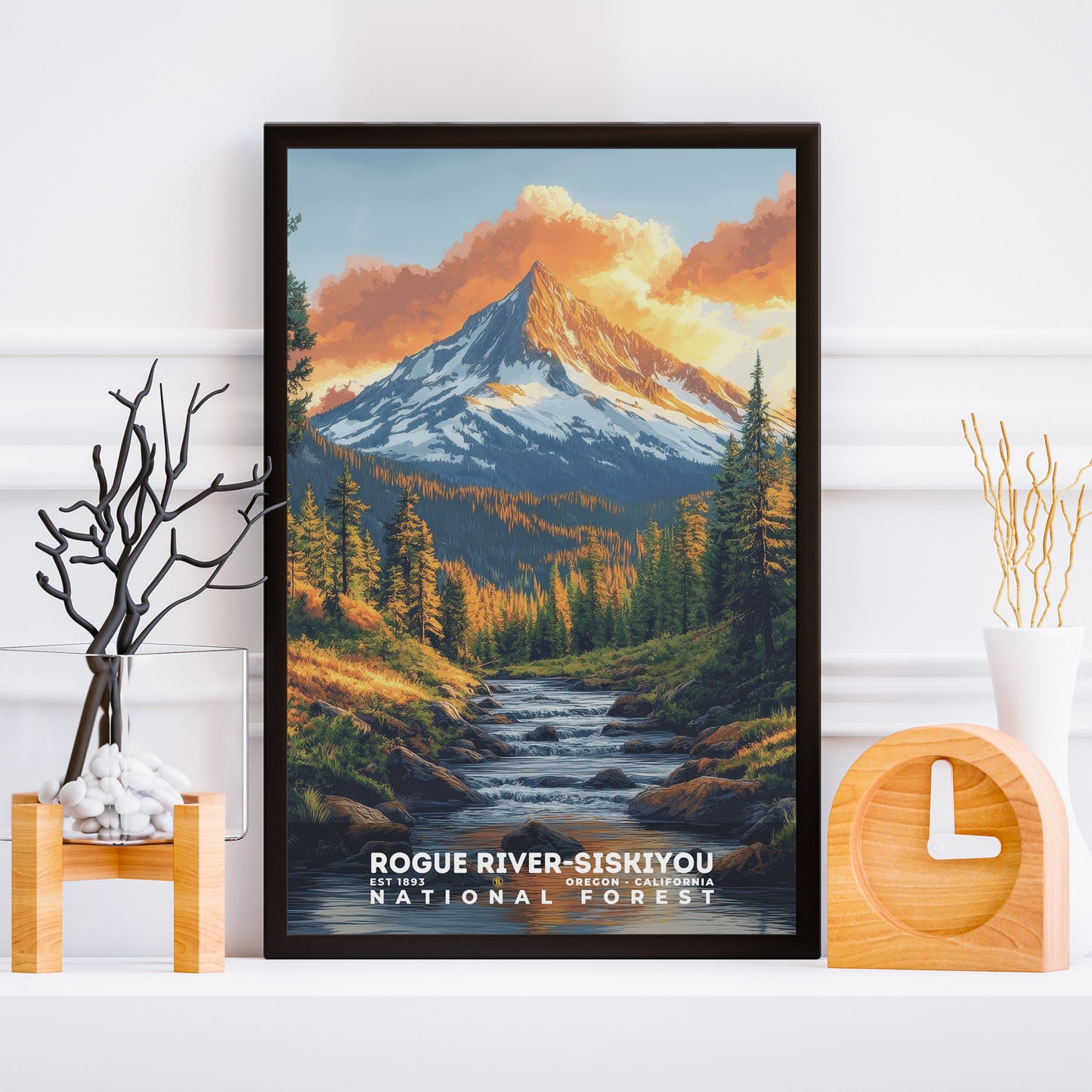 Rogue River-Siskiyou National Forest Poster | S02