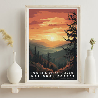 Rogue River-Siskiyou National Forest Poster | S01